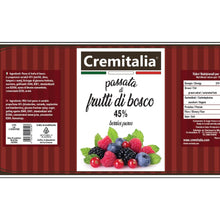 Load image into Gallery viewer, Passata di Frutti di Bosco al 45% Cremitalia Kg 6
