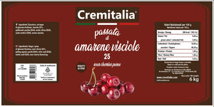 Passata di Amarene Visciole 25 Cremitalia kg 6