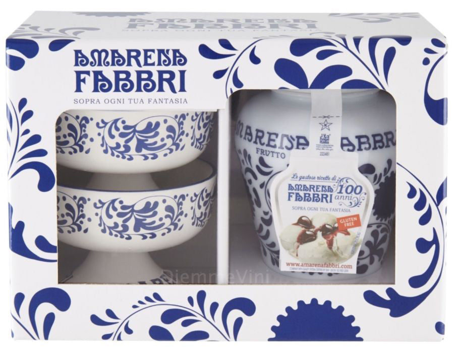 Cofanetto regalo Amarena Fabbri (1 vaso Amarena Opaline 600g + un